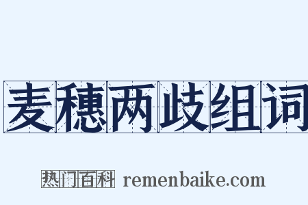 麦穗两歧组词是什么意思的图片